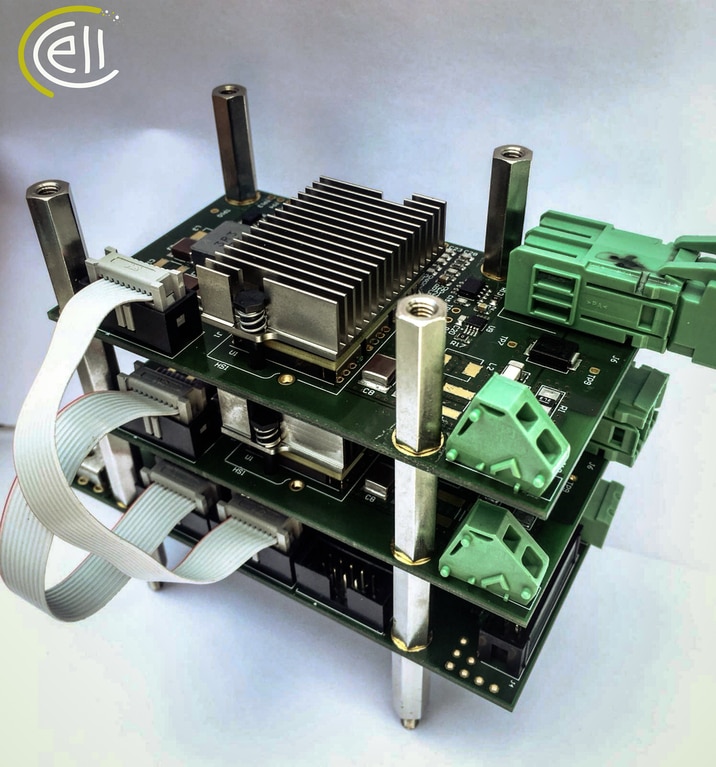 FPA utilizes a PRM buck-boost voltage regulator and a VTM to send power to CCell's electrolysis system image