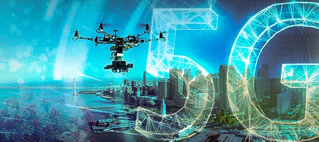 UAV with 5G image