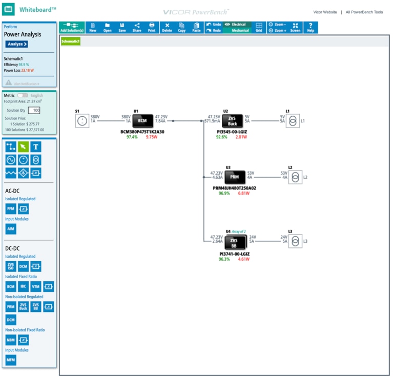 Whiteboard electrical view image