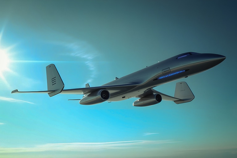 Aircraft pod mounted power supply image